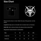T-Shirt Size Chart