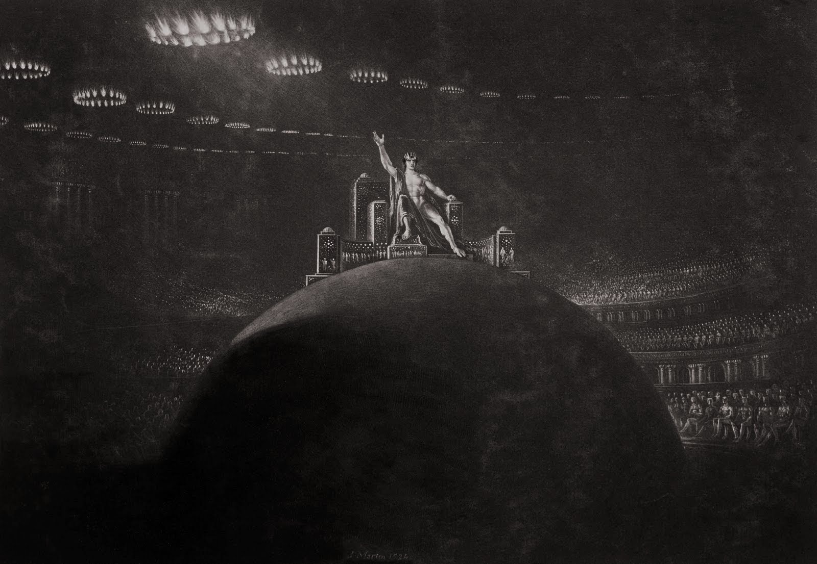 Satan Presiding at the Infernal Council 