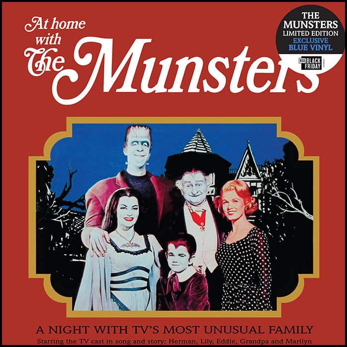 munsters-01 The Munsters: At Home With The Munsters (Blue Vinyl Die Cut Cover)